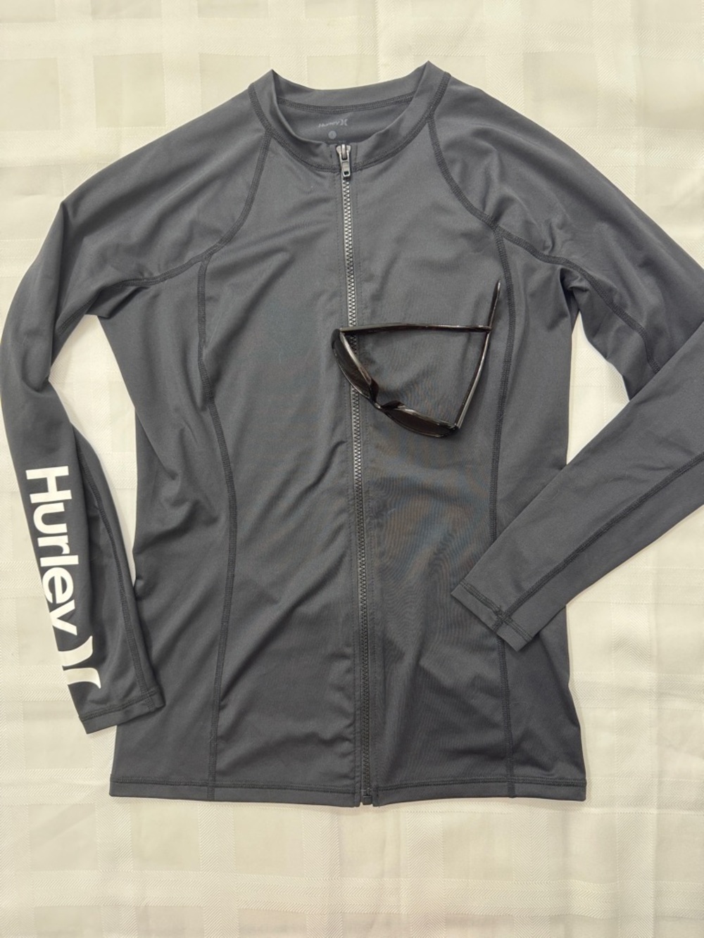 Hurley Rash Guard 50+ UPF Swim Jacket